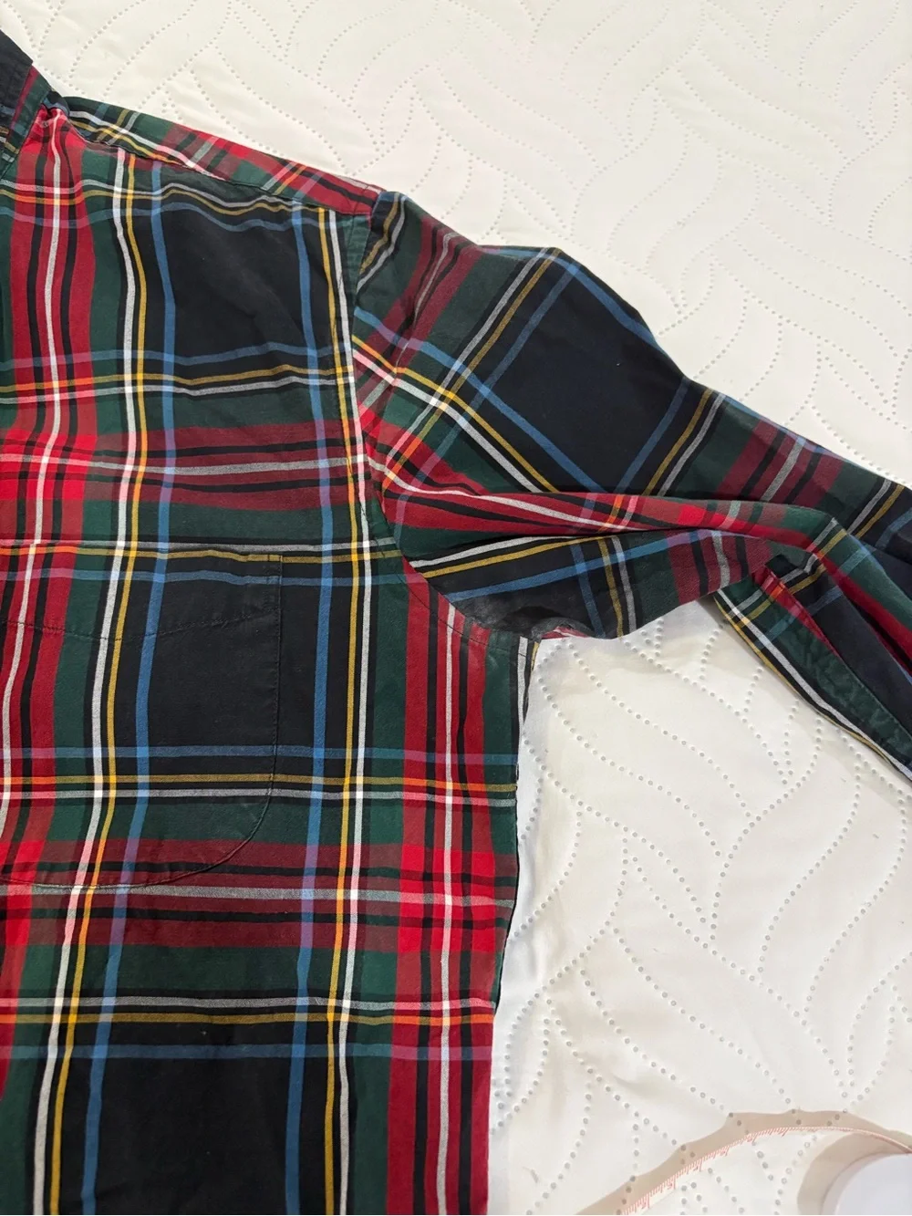 J.Crew Secret Wash Stewart Tartan Plaid Shirt Men’s M